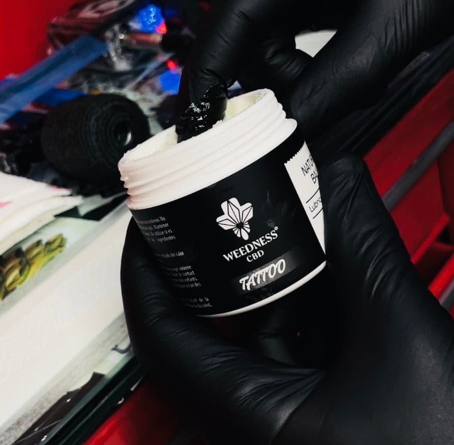 Balsam natural pentru tatuaje cu 500mg CBD și 500mg CBG