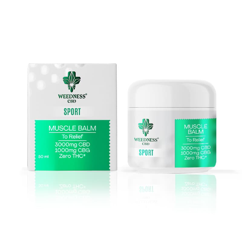 Balsam de Relaxare Musculară Sport 3000 mg CBD și 1000 mg CBG