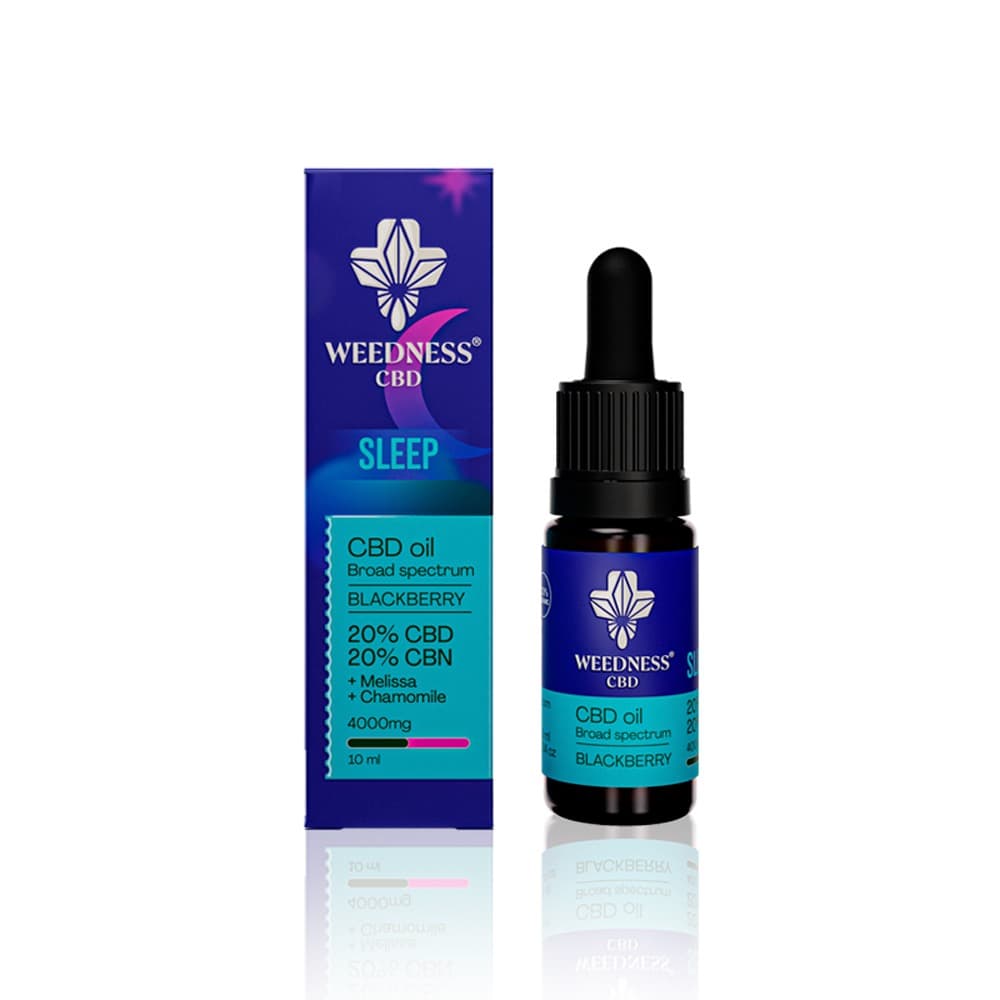 Ulei CBD pentru Somn 20% + CBN 20% | Mure 10ml