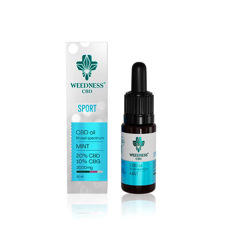 Ulei Sport CBD 20% + CBG 10% | Mentă 10ml
