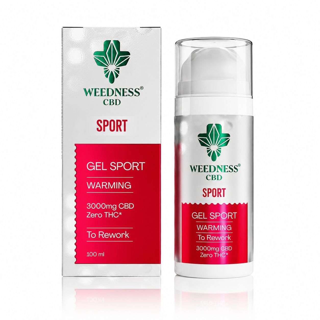 Gel Sport pentru Mușchi și Articulații (Efect Încălzitor) 3000mg CBD | 0 THC